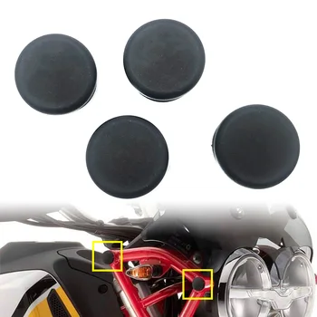 Декоративный набор заглушек для MOTO GUZZI V85TT 2019 2020 2021, 4шт, для крышки отверстия в раме мотоцикла, для MOTO GUZZI V85TT 2019 2020 2021