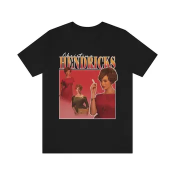 Фанатка Кристины Хендрикс в стиле ретро 90-х, винтажный бутлеговый рэп-мем, праздничная модная Рождественская футболка в подарок